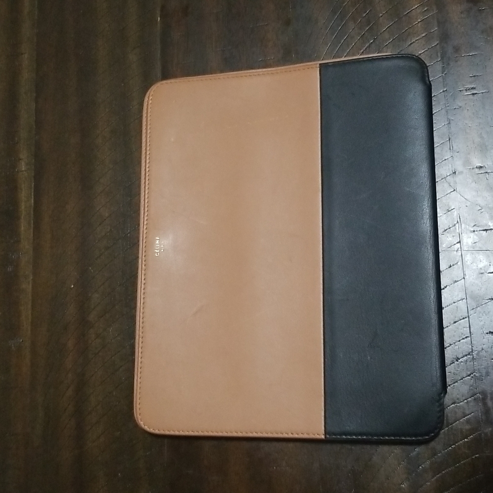 Celine Tan Leather iPad Case
